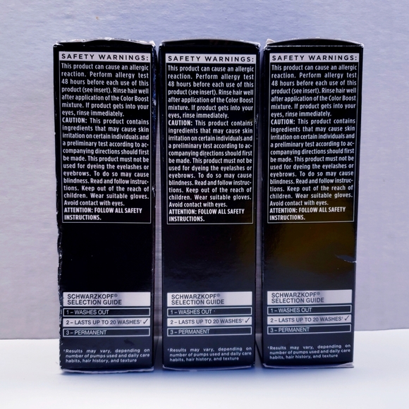 Schwarzkopf BROWN Color Boost Vibrancy Booster Up To 20 Washes (3 pack) - Picture 6 of 10